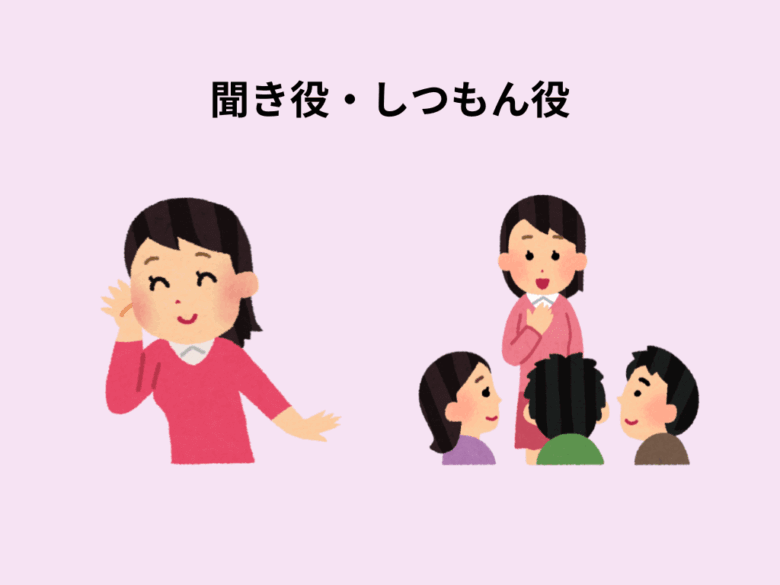 3人以上　話せない　対策　聞く、質問する